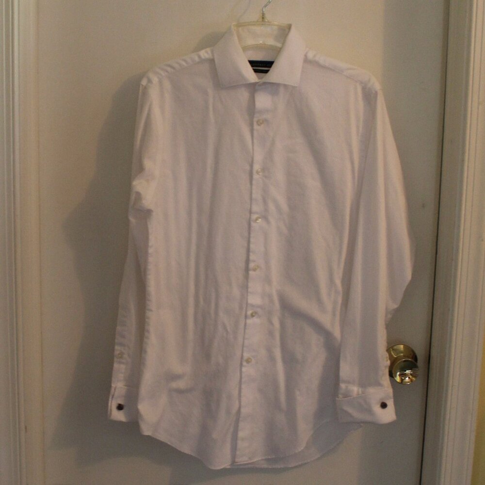 Geoffrey Beene Men's Fitted No Iron Long Sleeve Dress Shirt